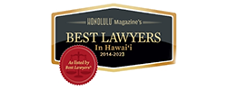 Honolulu Magazine Best Lawyers